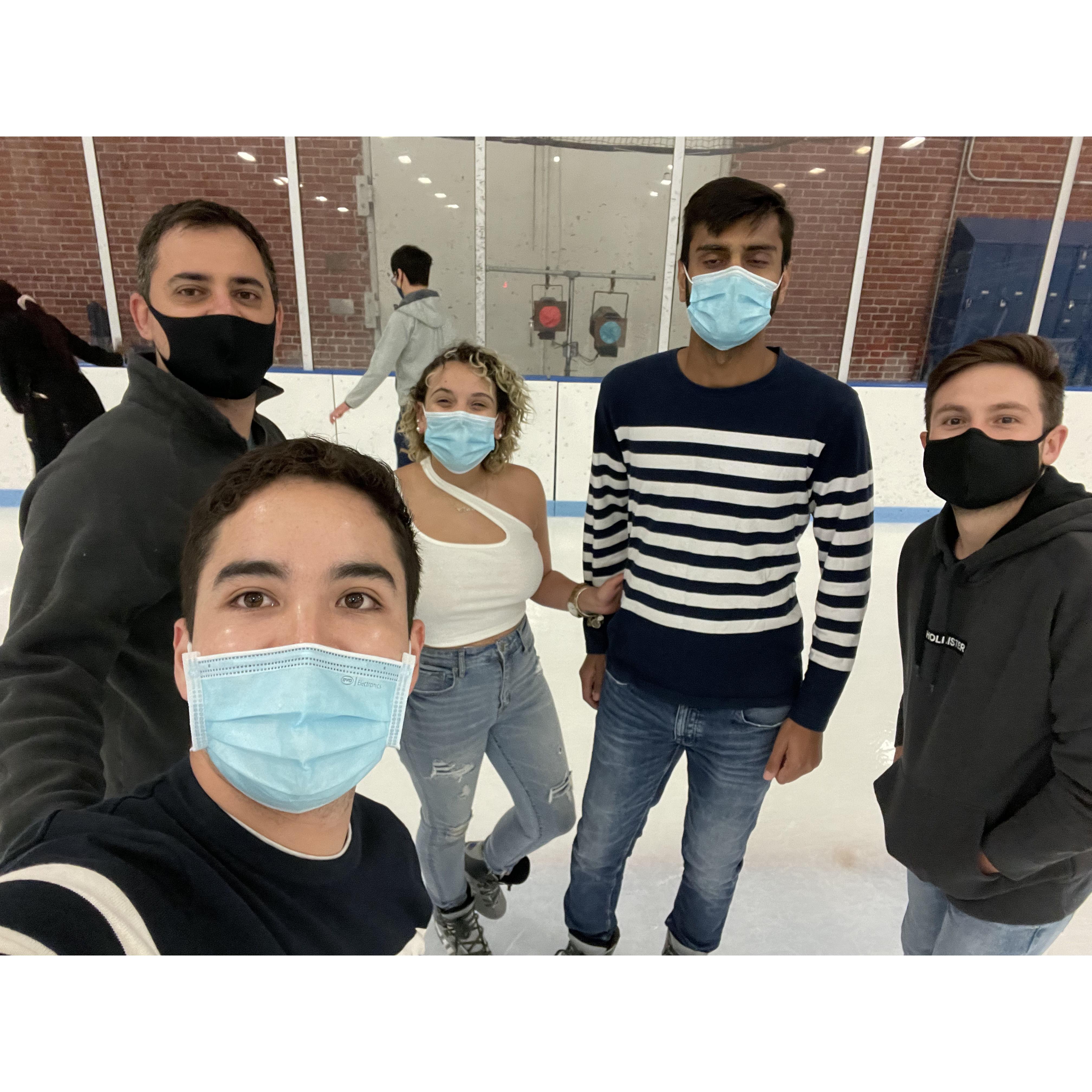 First time Ice skating together- UIUC