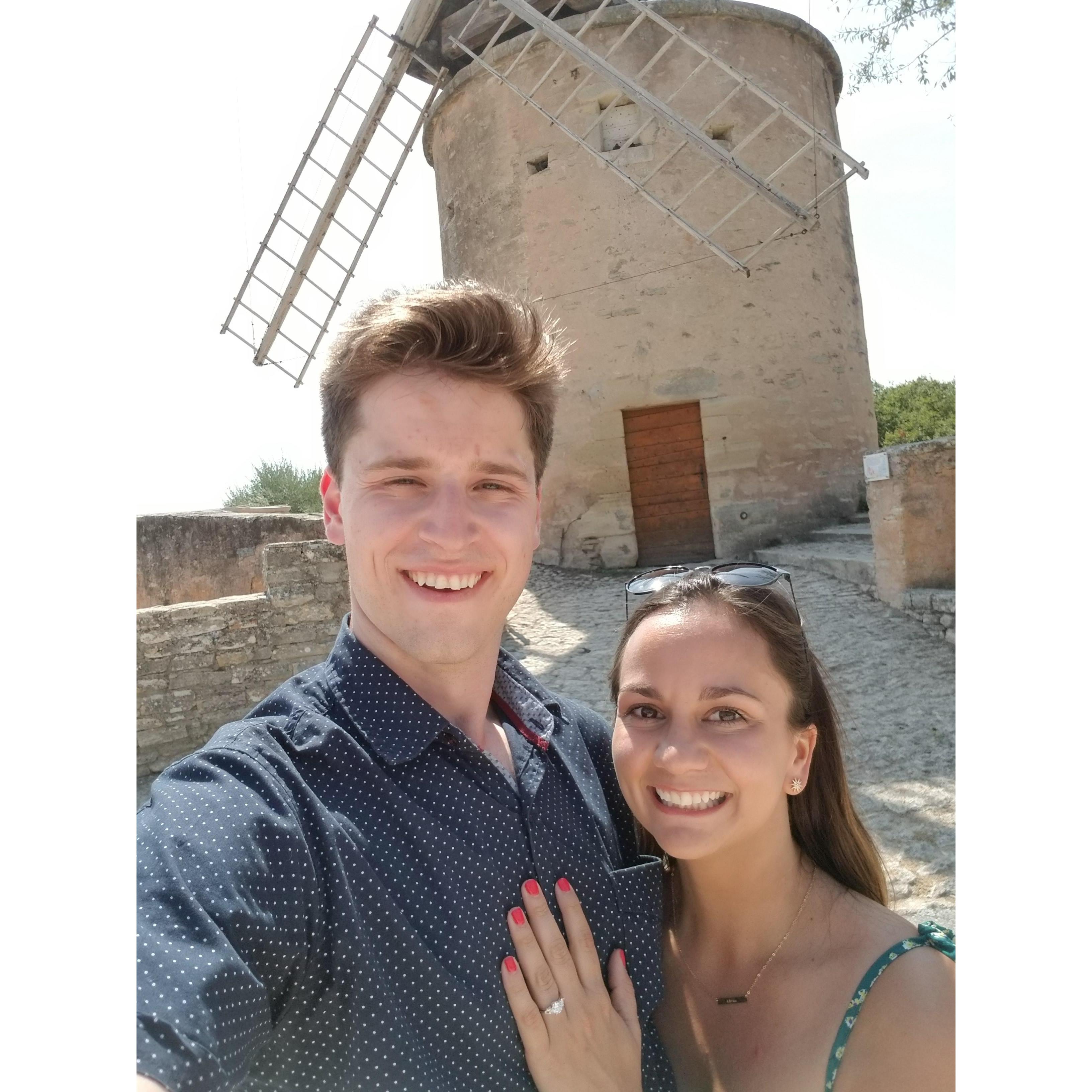 The spot where John proposed!
