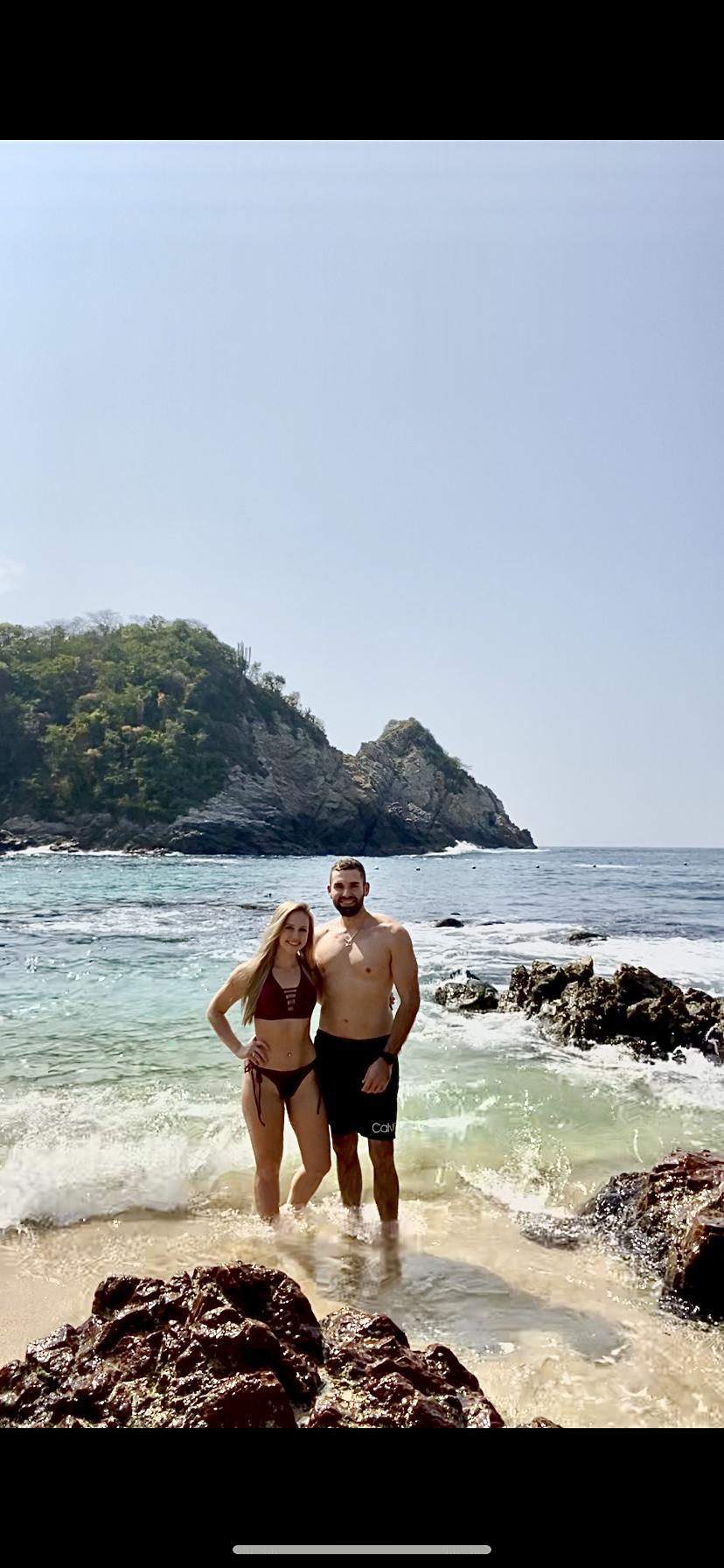 Our first out of the country trip together. Huatulco, Mexico