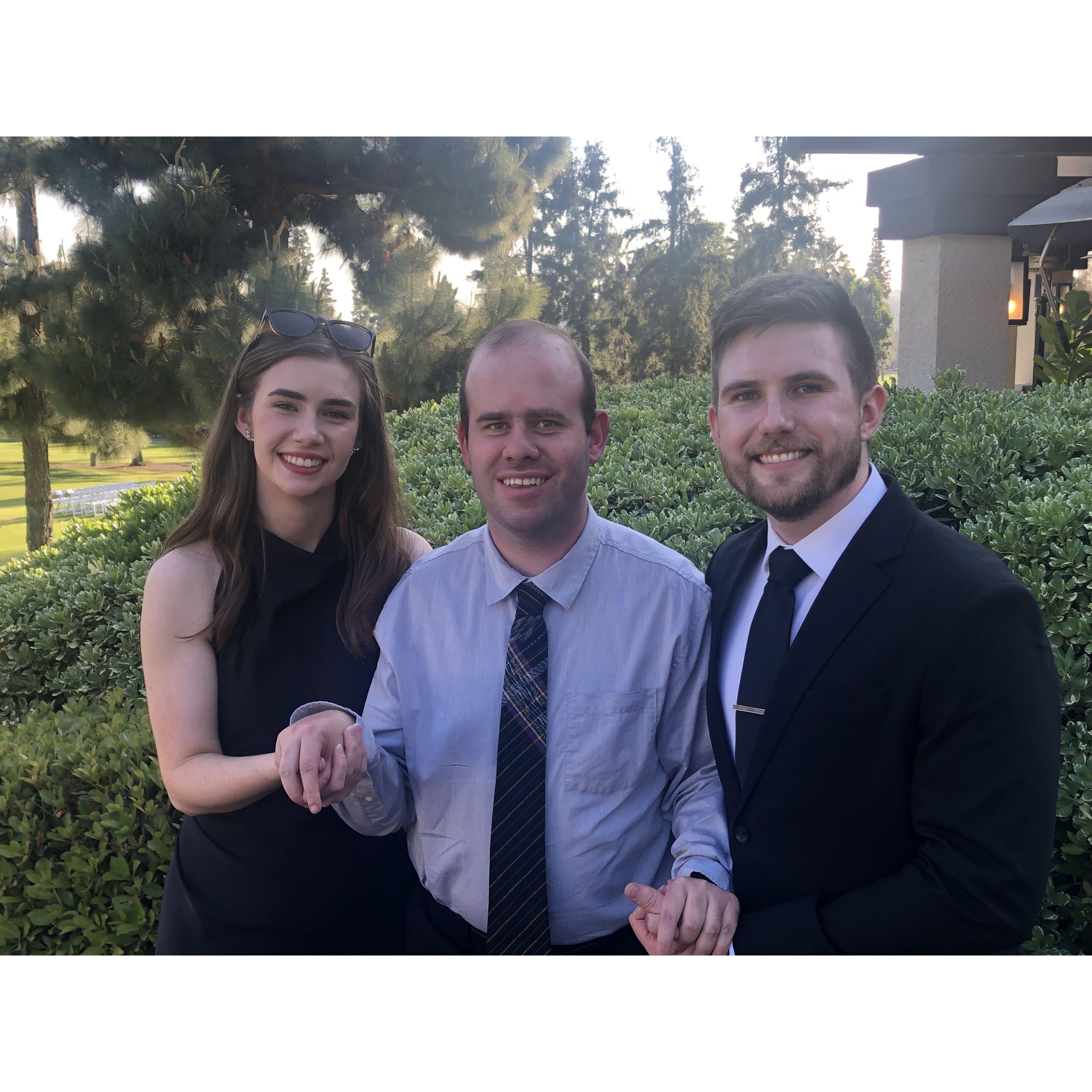 The two of us with Johanna's brother Matthew