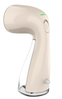 HiLIFE Steamer for Clothes, Portable Handheld Design, 240ml Big Capacity, 700W, Strong Penetrating Steam, Removes Wrinkle, for Home, Office and Travel(ONLY FOR 120V) (Nude)