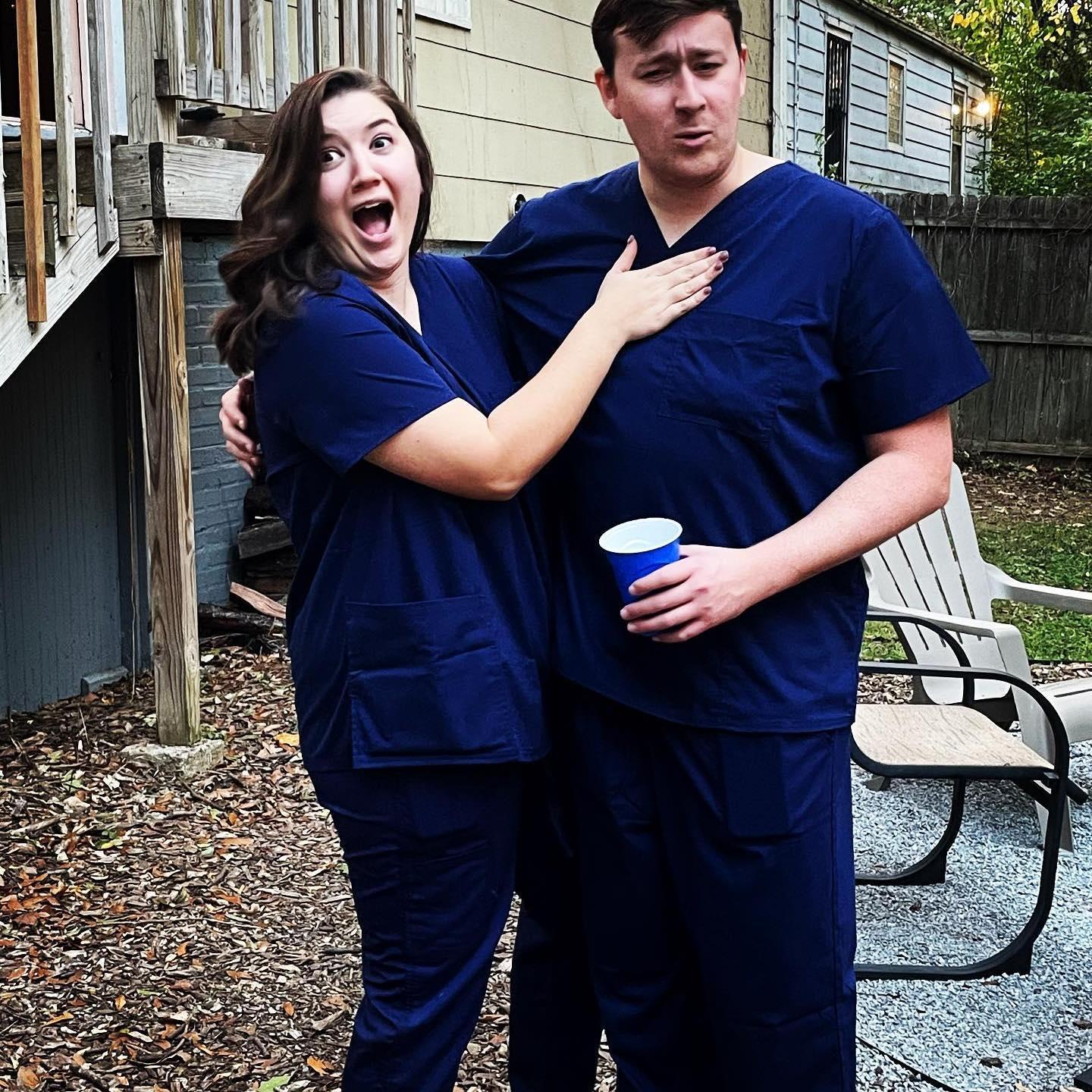 Halloween 2021 - we were doctors, obviously 