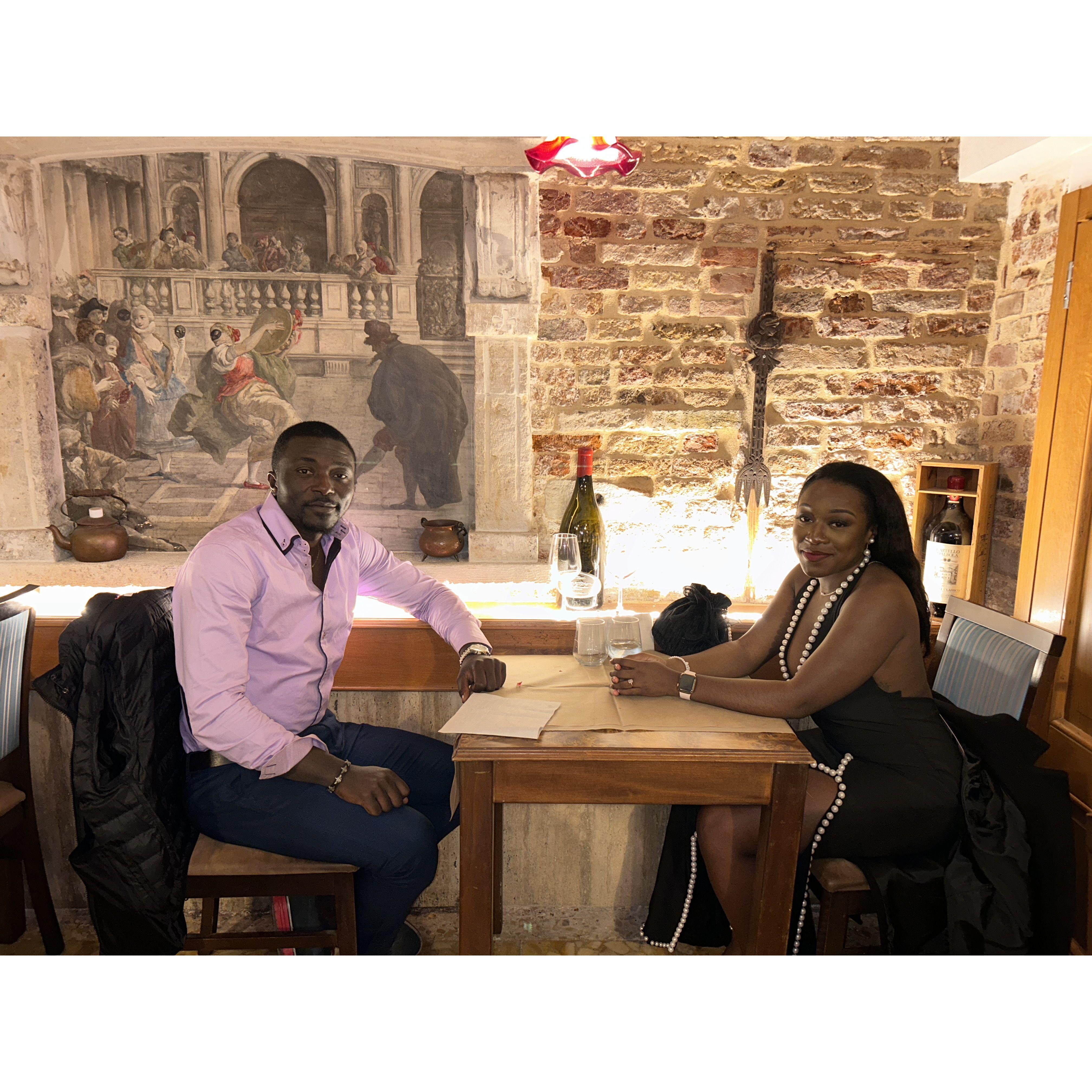 Night out in Venice celebrating Manyi's birthday