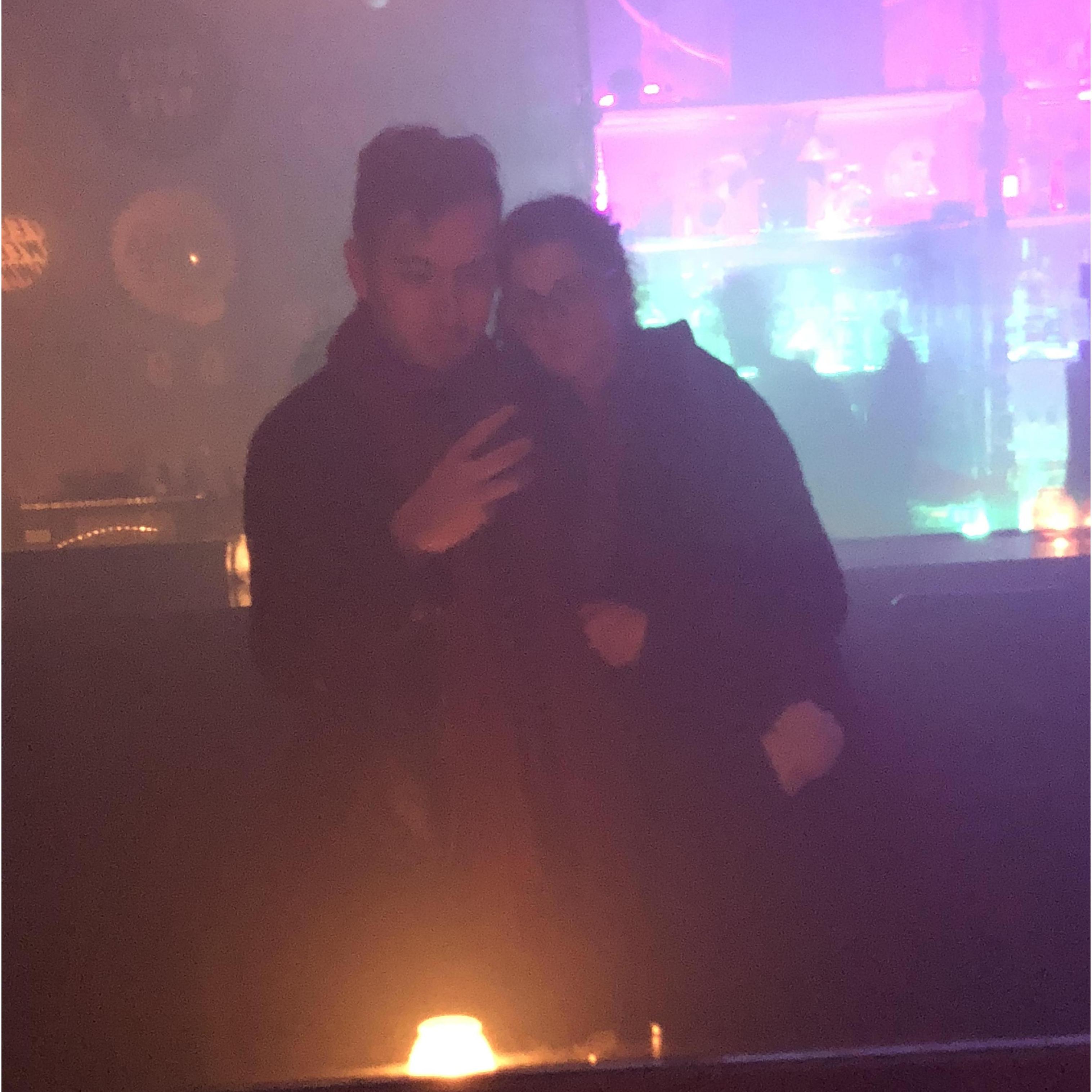 The day we made it 'official' at Bossa Nova