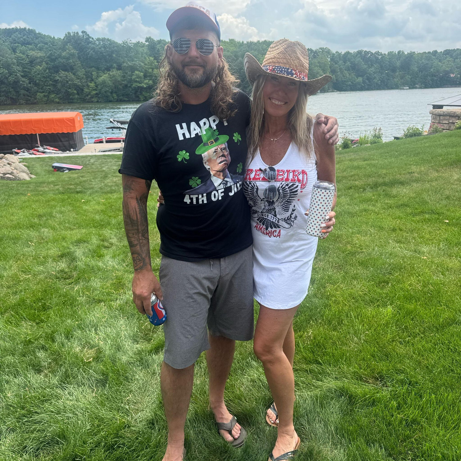 Celebrating the 4th in Mich...mullet and all!
