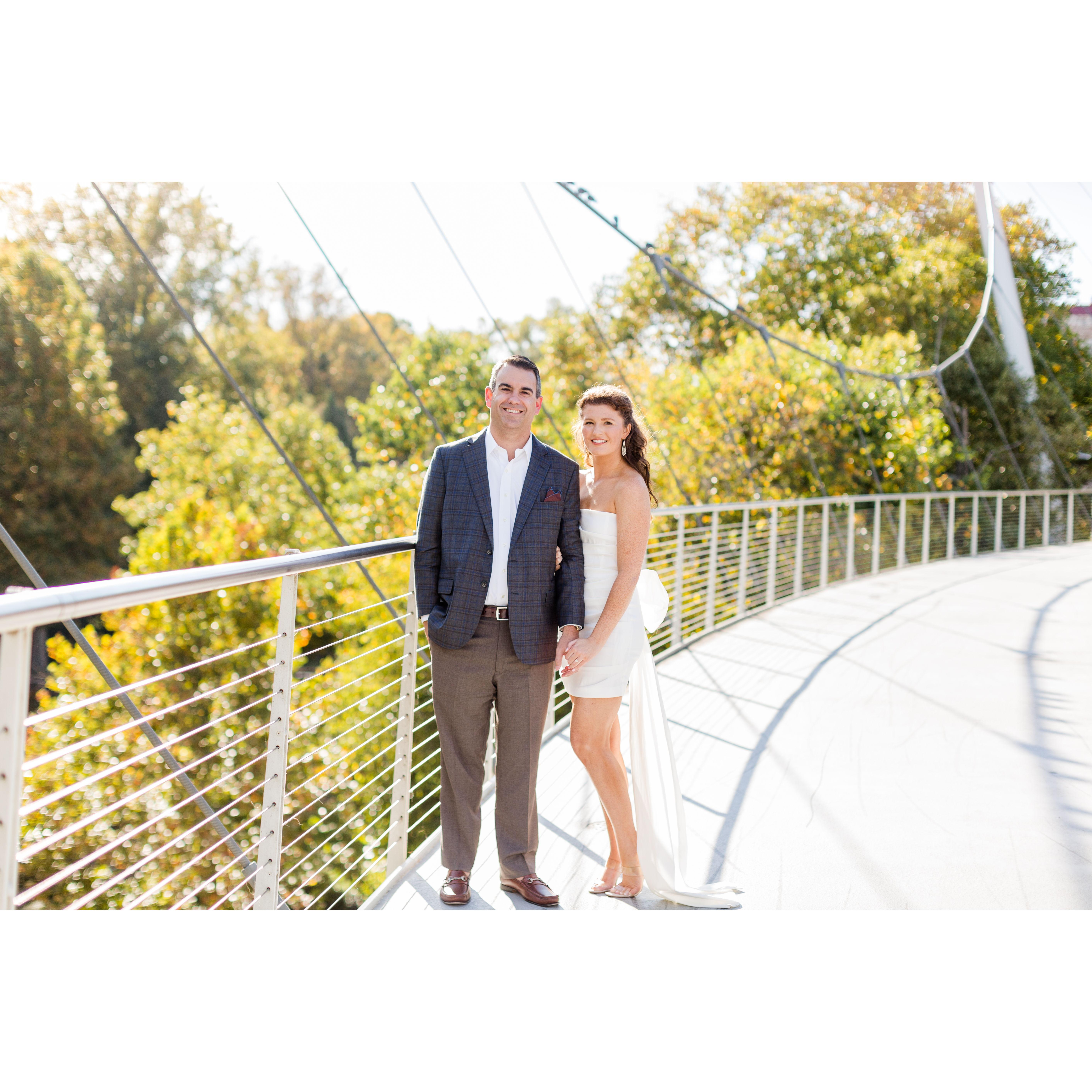 Engagement Photo Session in Downtown Greenville!