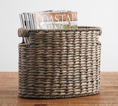 Charleston Handwoven Seagrass Oval Basket