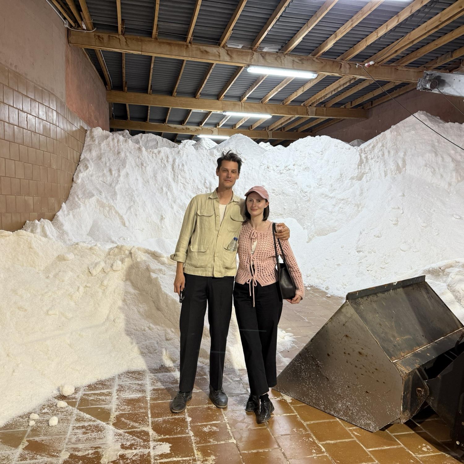 On a tour of Salinas de Janubio in Lanzarote, where they make some of the cleanest sea salt in the world