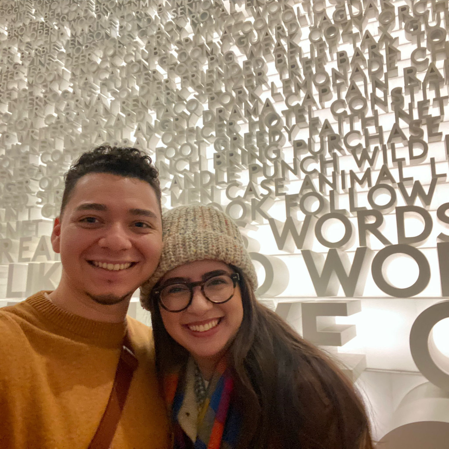 Our first photo together