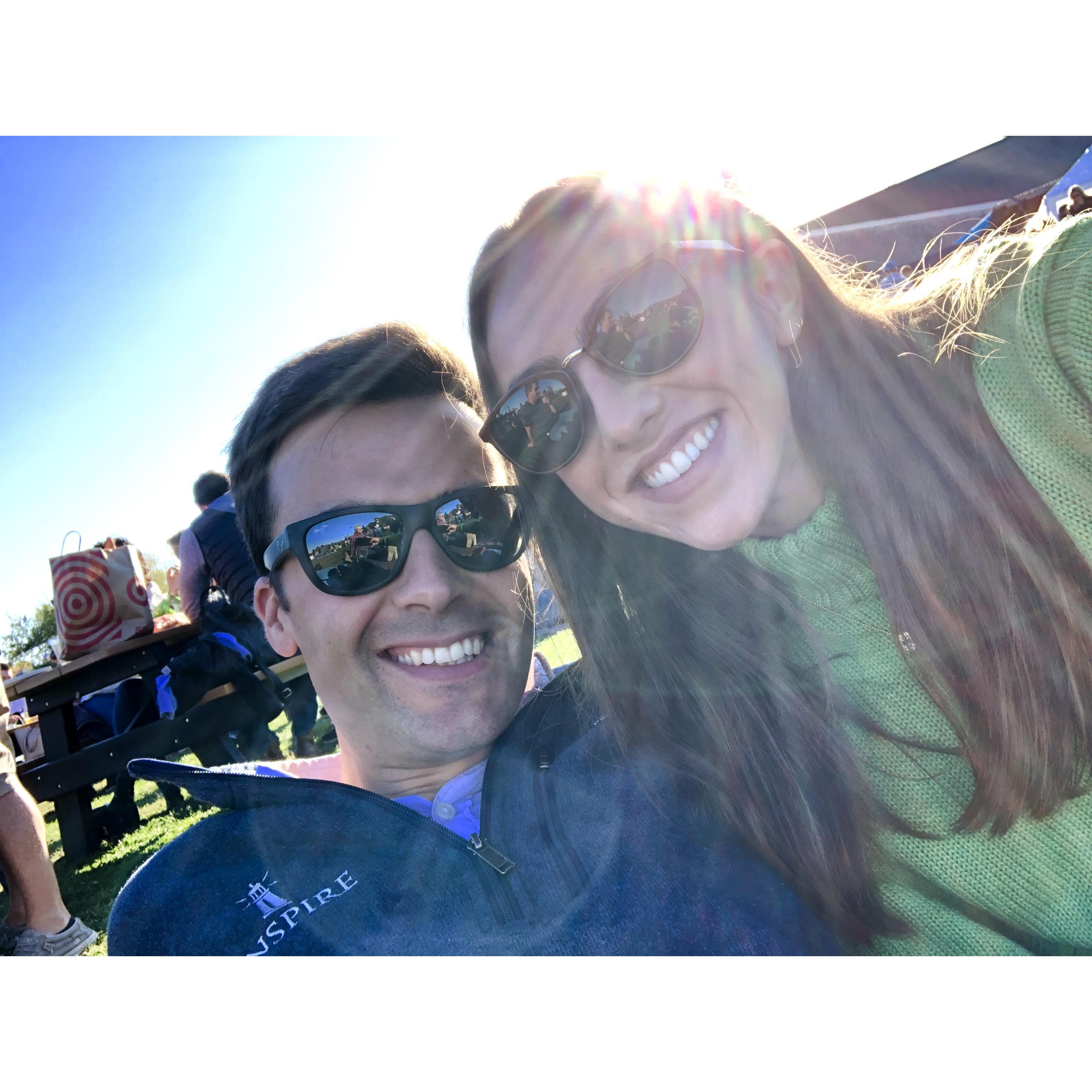 Apple picking tradition with Ben's family (October 2019)