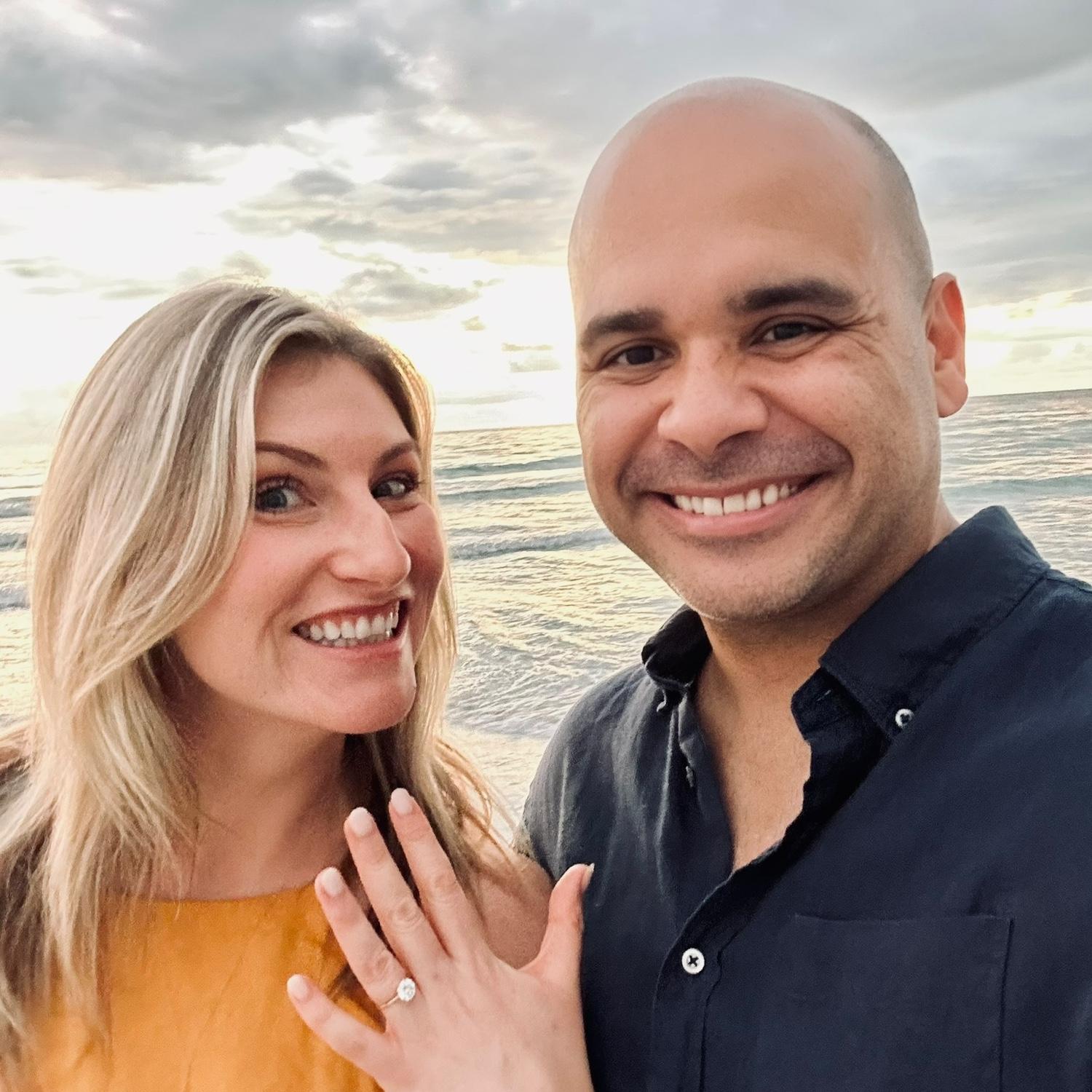 Engagement sealed with a ring! Treasure Island, FL