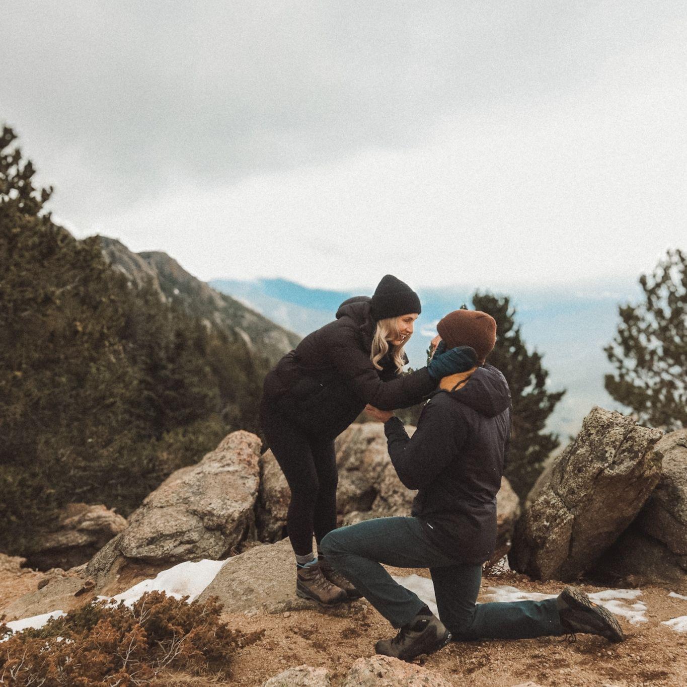 When he proposed | Somewhere in the mountains, CO