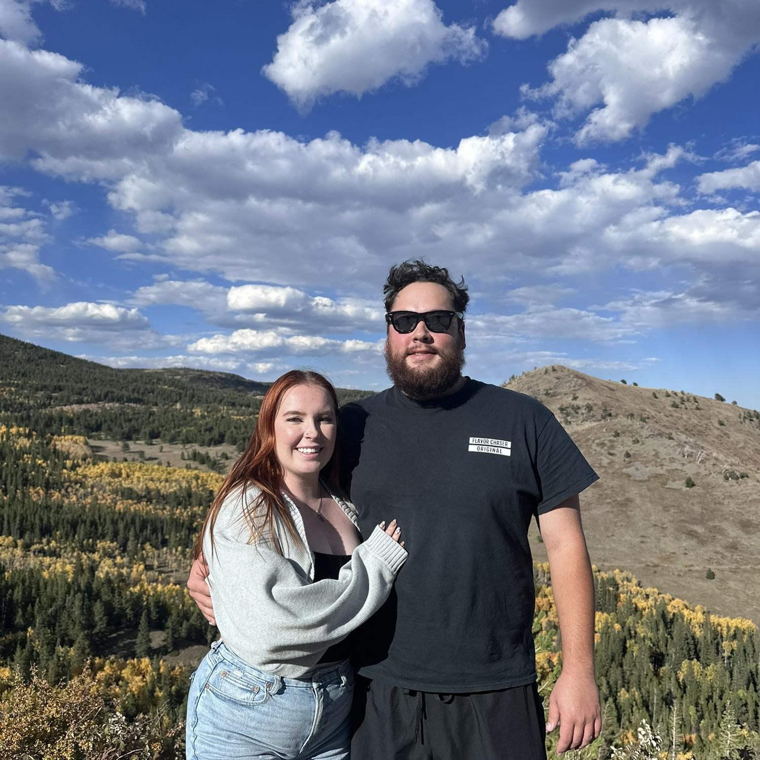 Picturesque views in Colorado! I met Collin for the weekend when he was working here