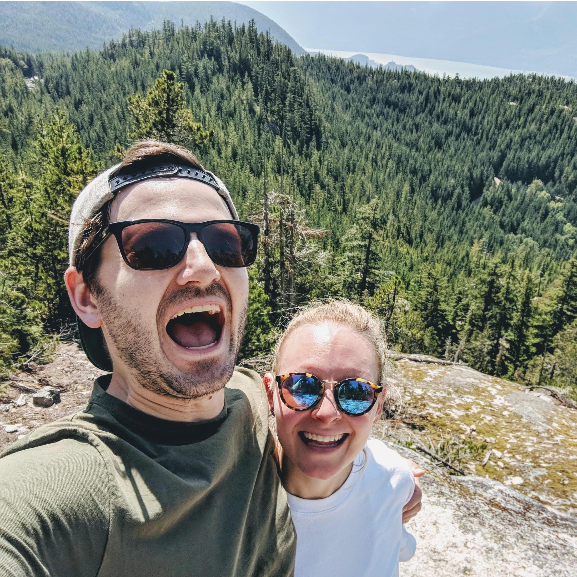 We climb mountains in Canada!