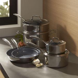Zwilling J.A. Henckels - ZWILLING ® J.A. Henckels VistaClad Ceramic Non-Stick 10-Piece Cookware Set
