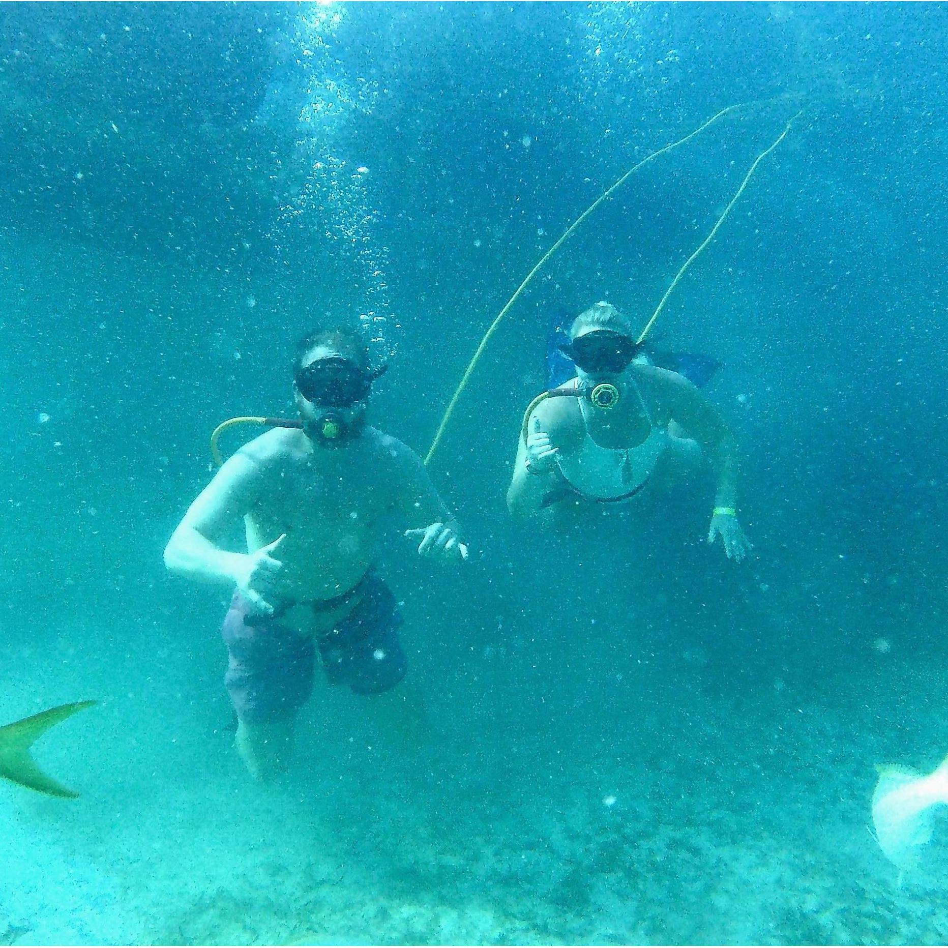 One of our favorite adventures - Scuba diving in the Dominican
