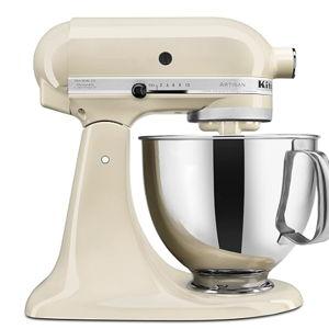 KitchenAid Artisan Series 5 Quart Tilt Head Stand Mixer with Pouring Shield KSM150PS, Almond Cream