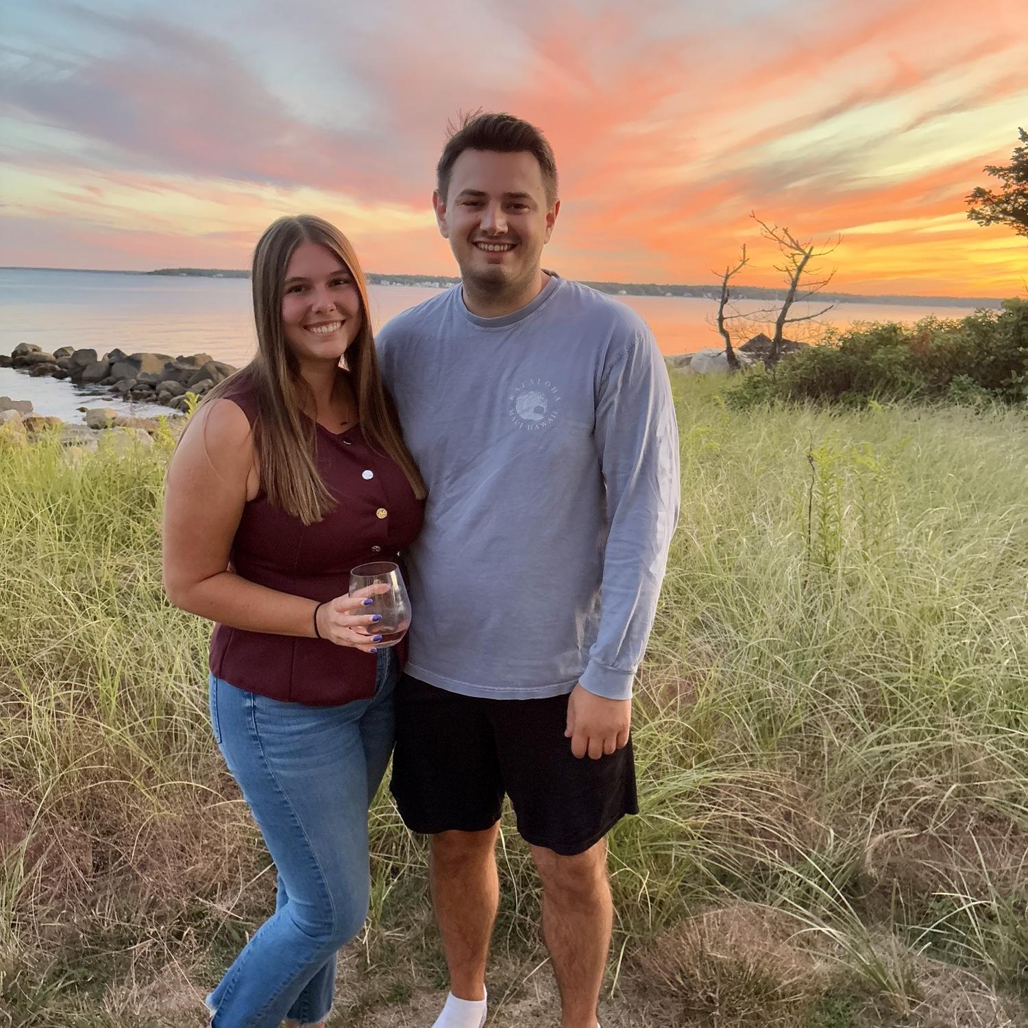 Enjoying the beautiful Mattapoisett sunset. 08/31/25