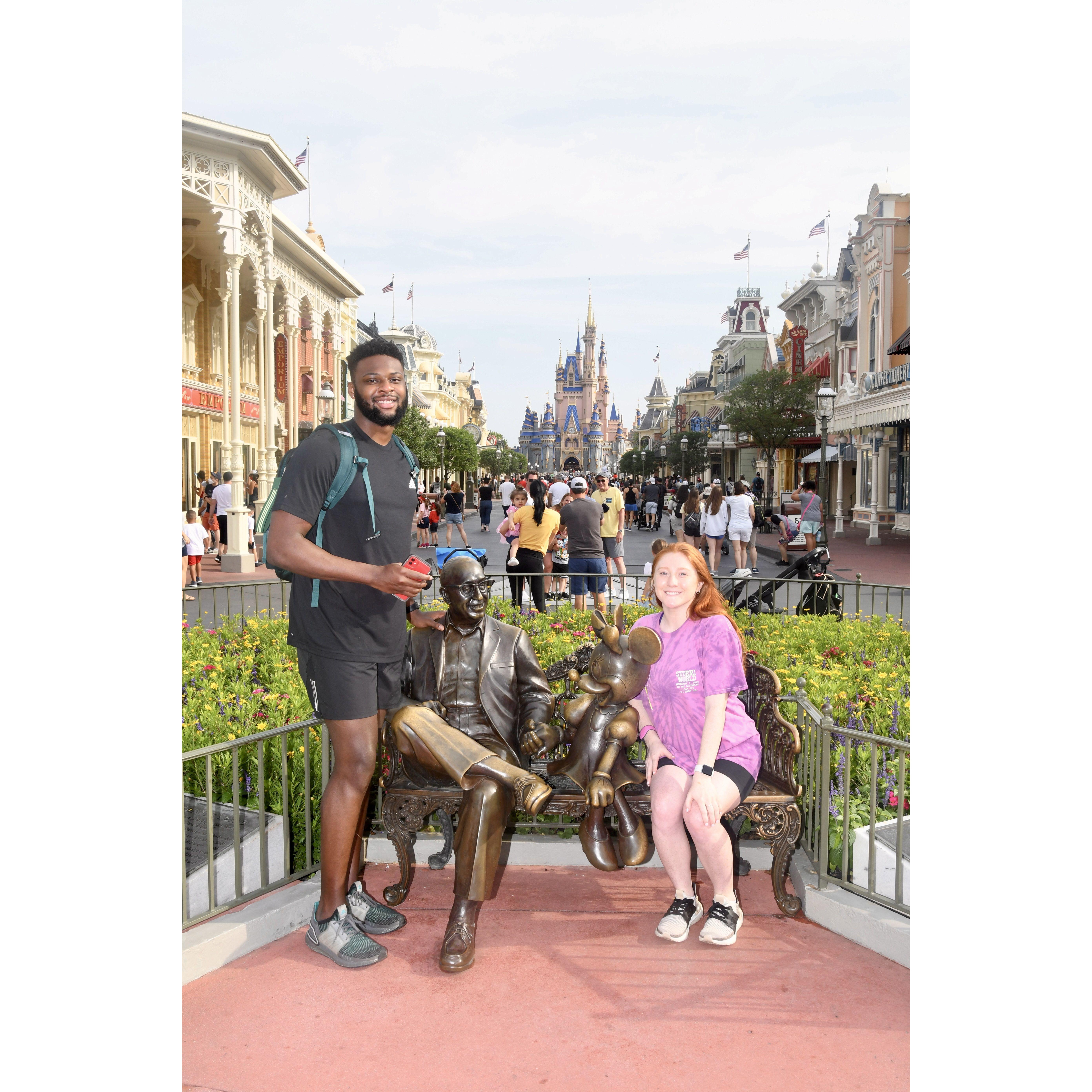 We celebrated our anniversary of dating at the most magical place on earth ✧˖°