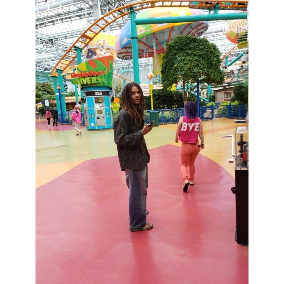 The biggest mall in America in Minneapolis Minnesota with my best friend Sonny