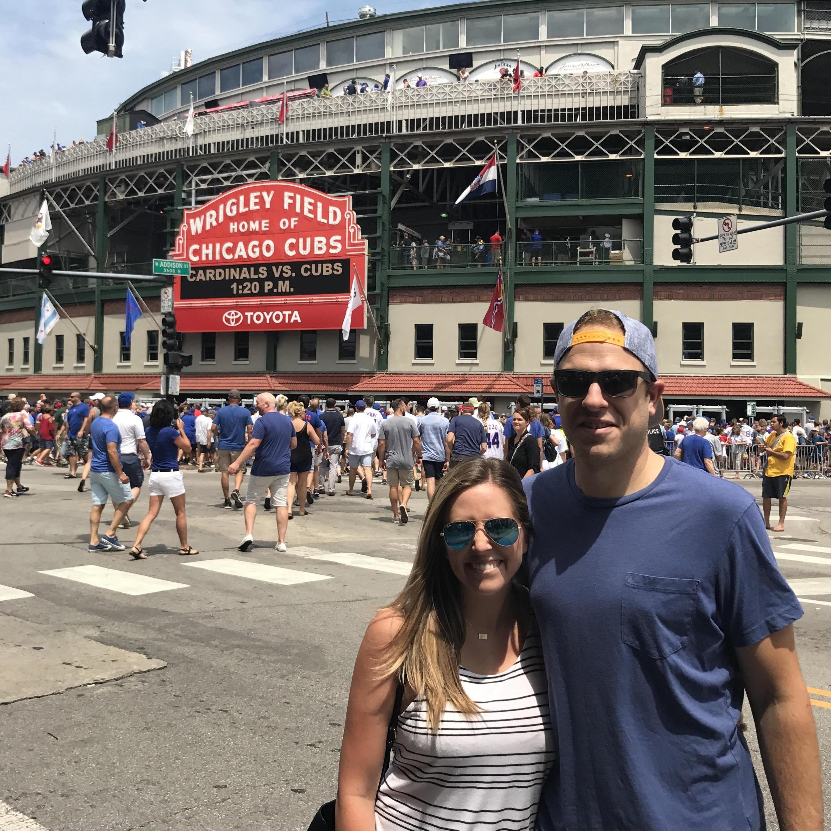 First time at Wrigley Field!