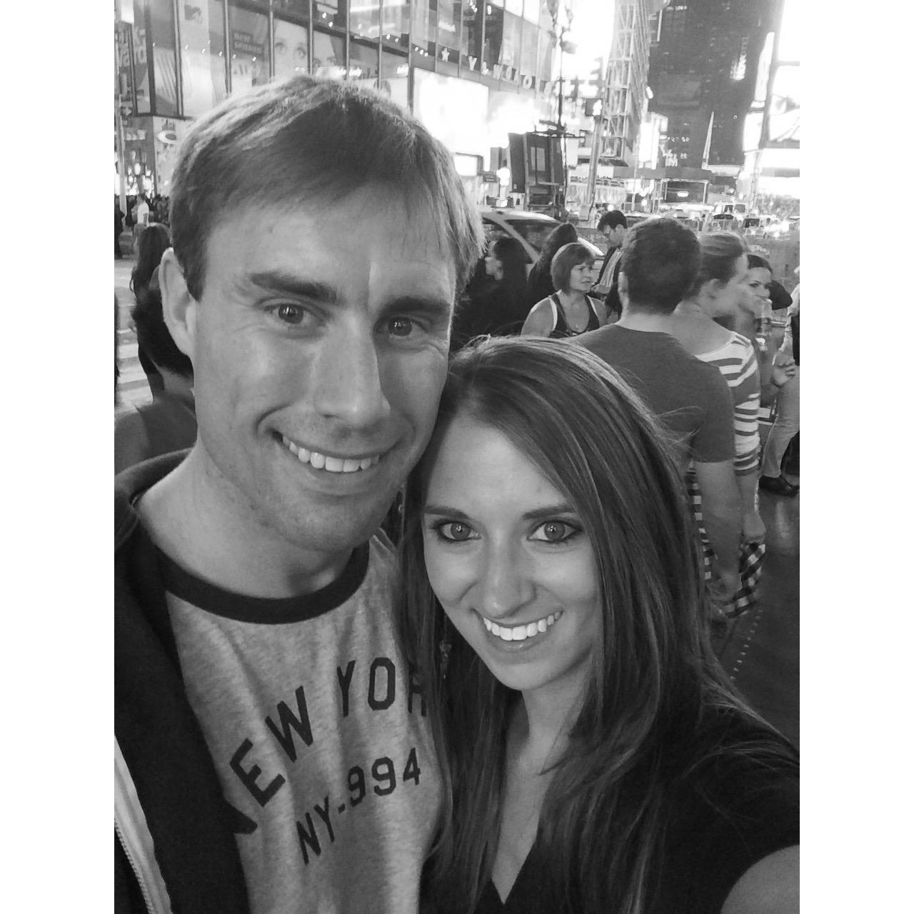First trip. Visiting Charlie in NYC where he was working at the time.