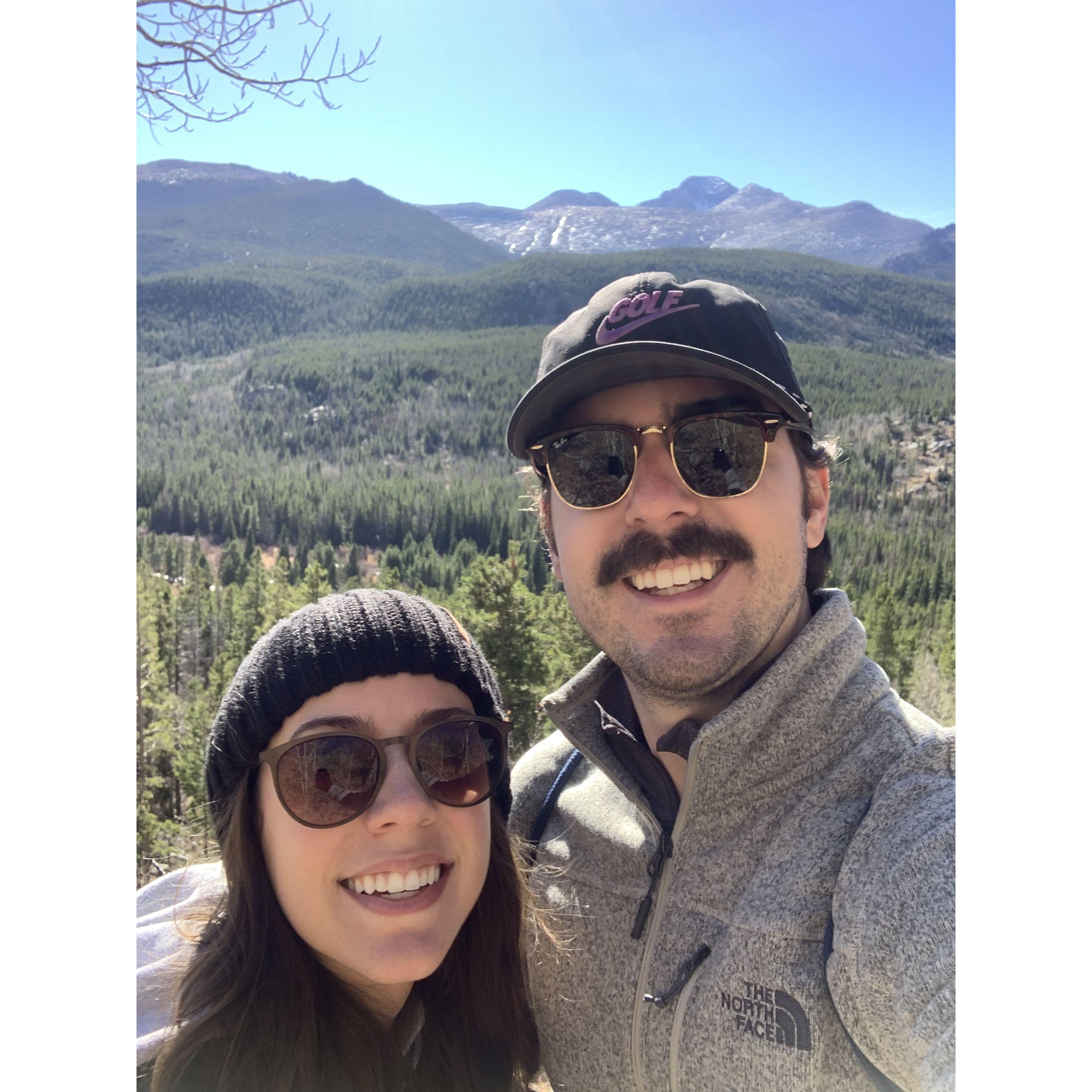 Climbing the Rocky Mountains in Colorado