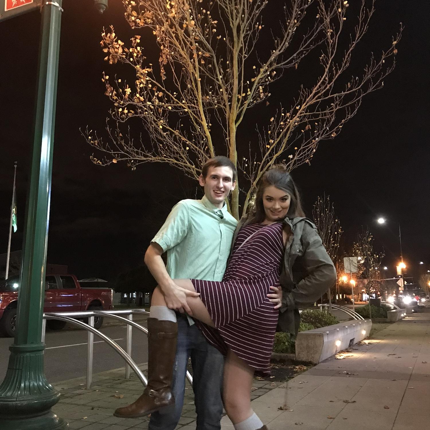 Goofing off