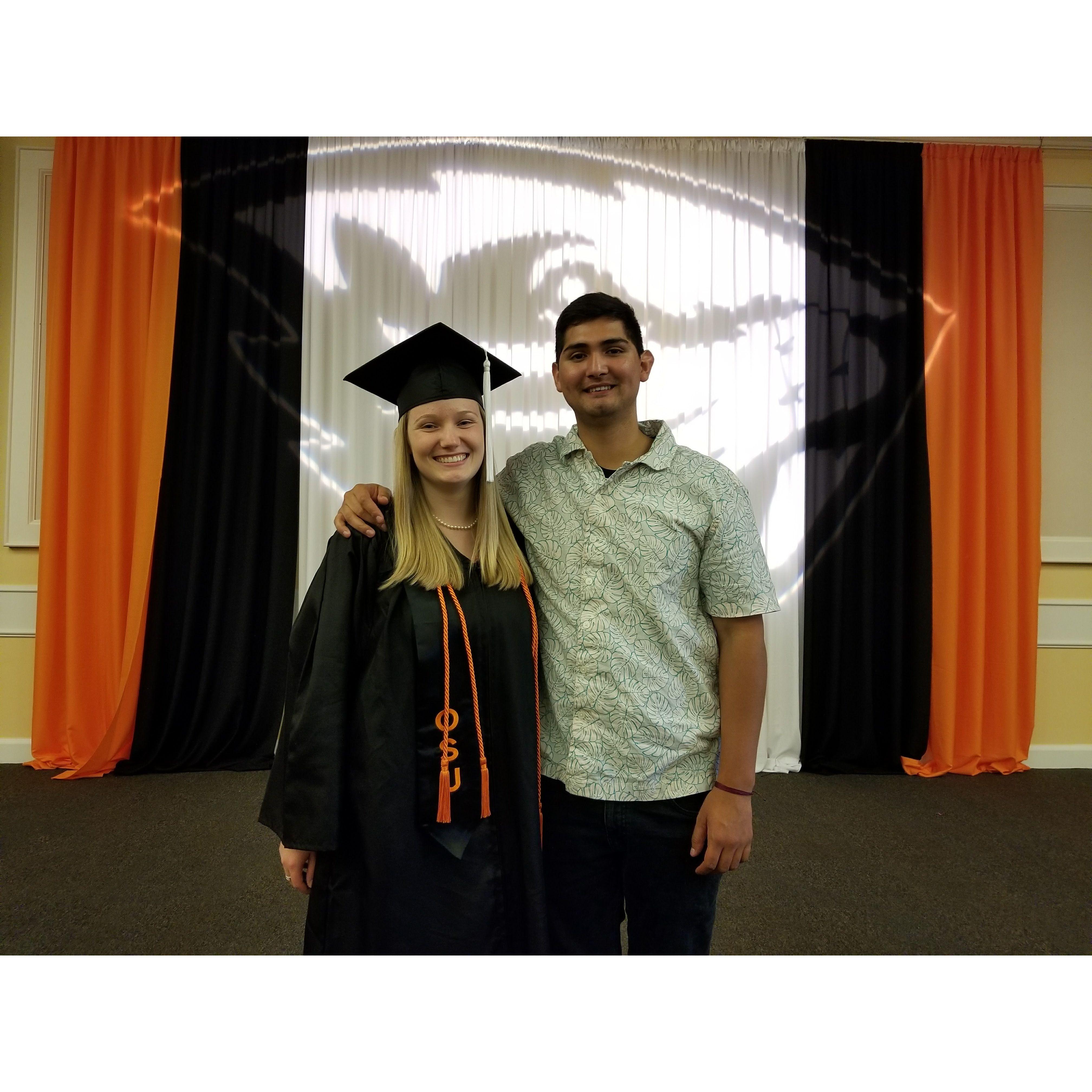 Bree's graduation from Oregon State! June, 2017.
