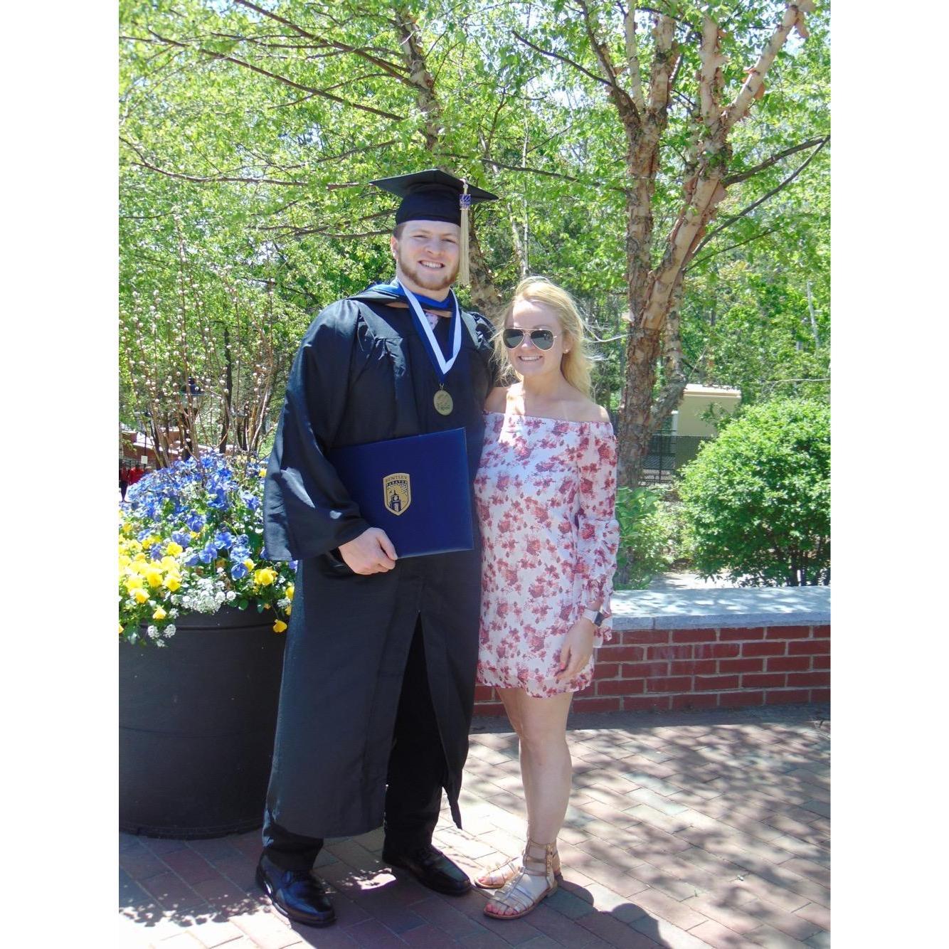 Shane's Bentley University Graduation.