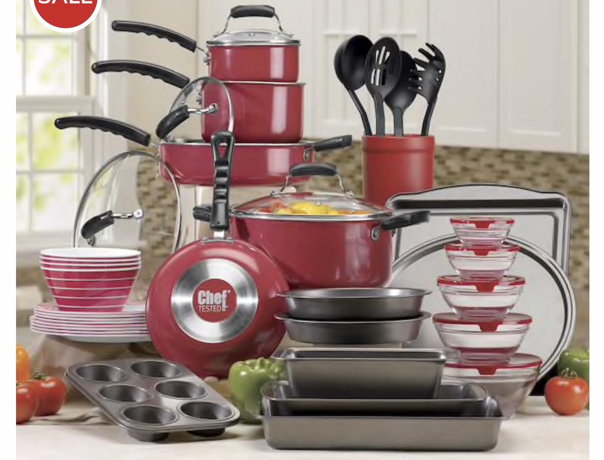Chef Tested 44-Piece All-in-One Kitchen Set by Montgomery Ward