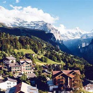 Dinner for Two in Wengen, Switzerland