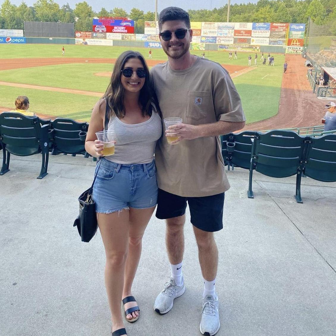 Our first Hickory Crawdads game
