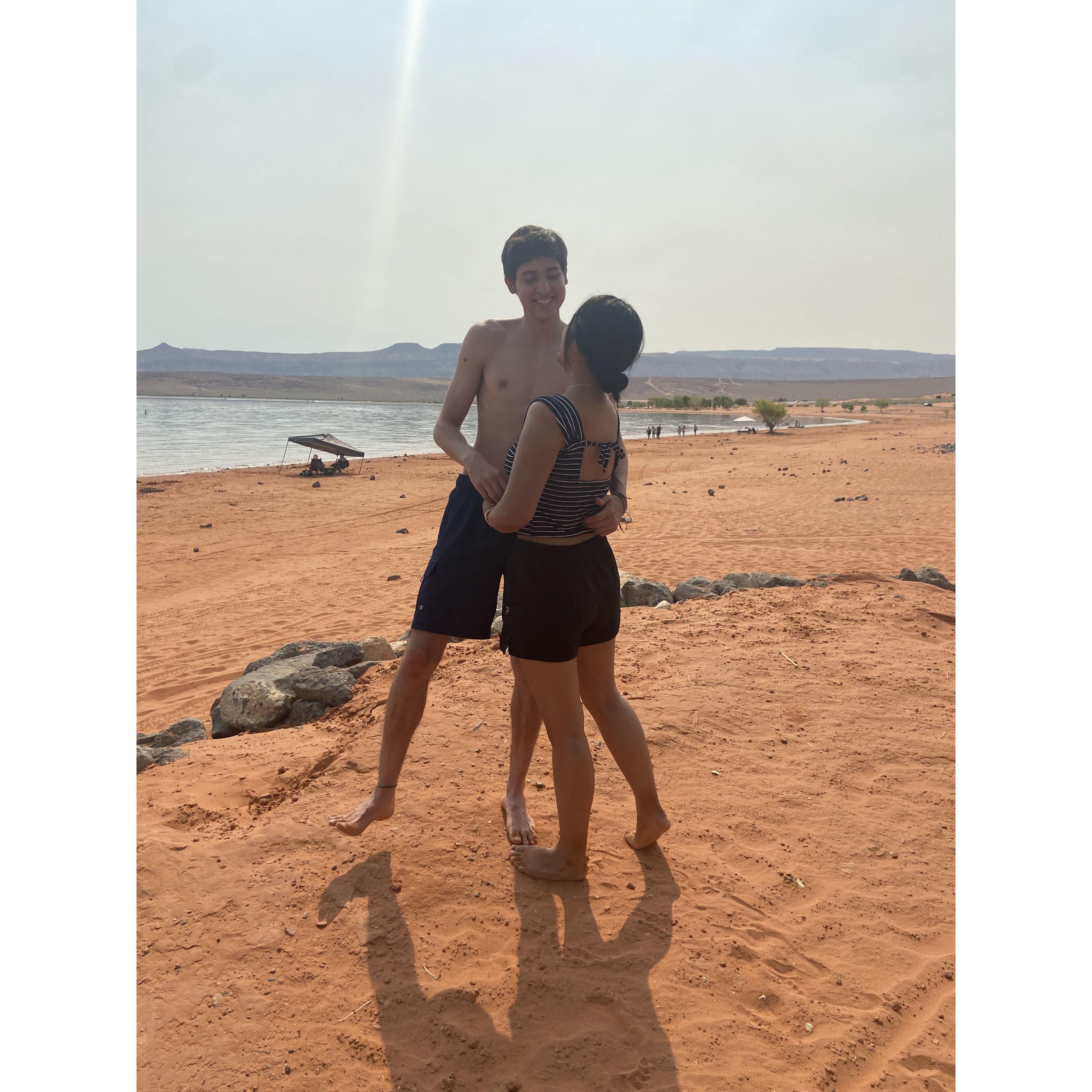 Sand Hollow- Ended up getting swimmers itch after this picture was taken.