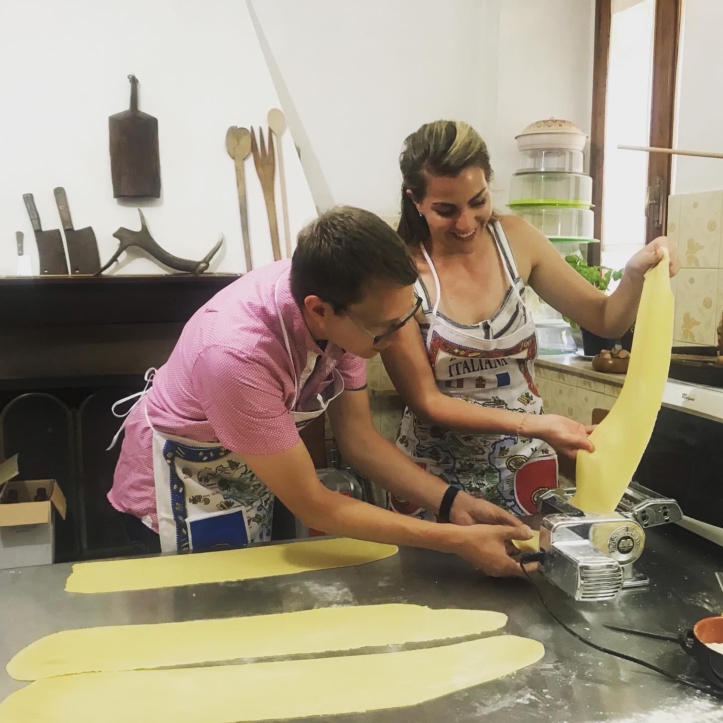 Making pasta!