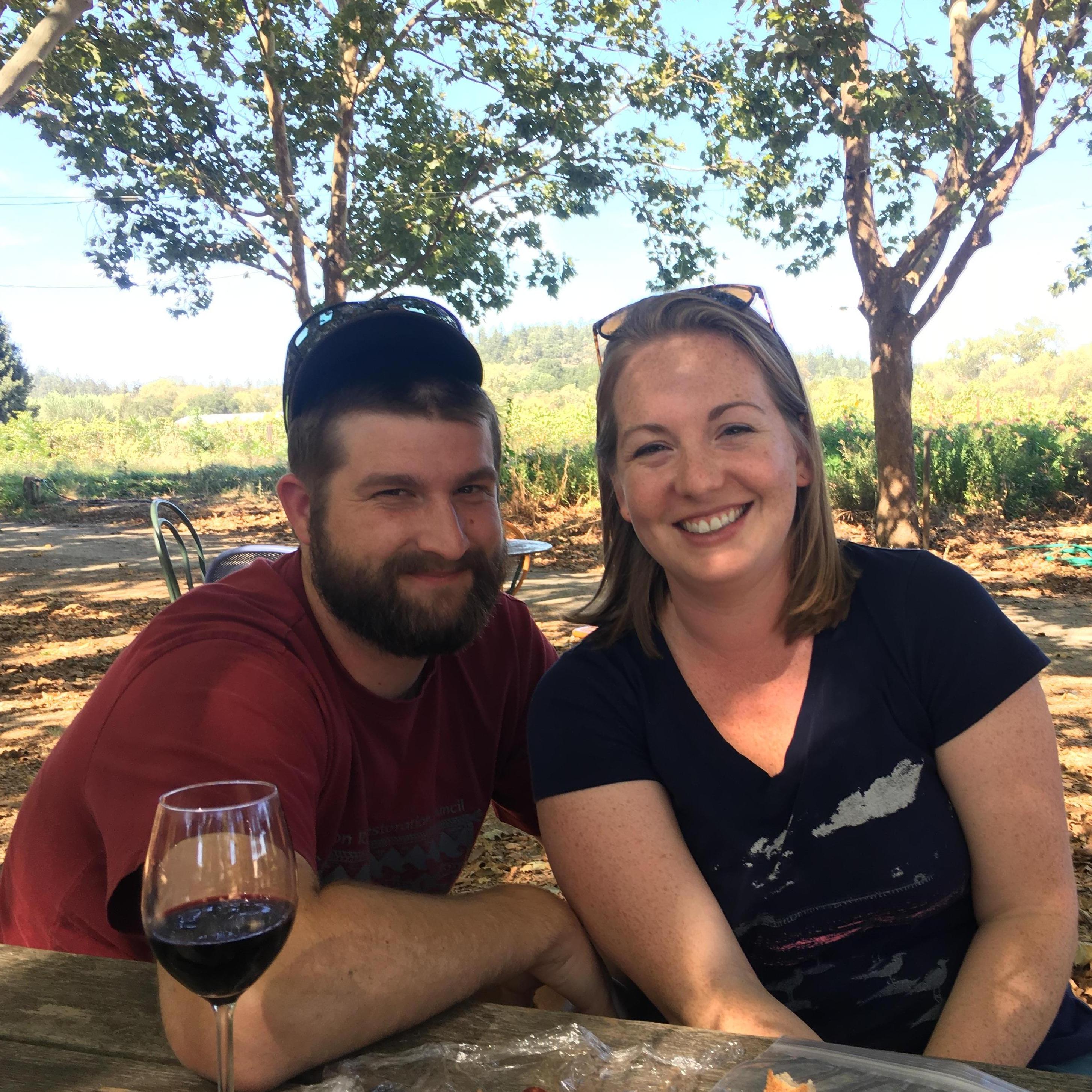 Wine tasting, CA, 2017
