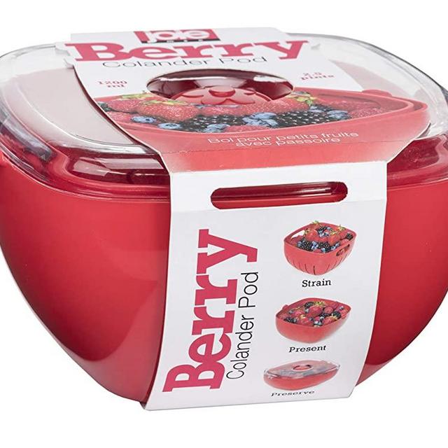 MSC International Berry Colander Pod by Joie - wash, Strain, Serve and Store (Large Pod)