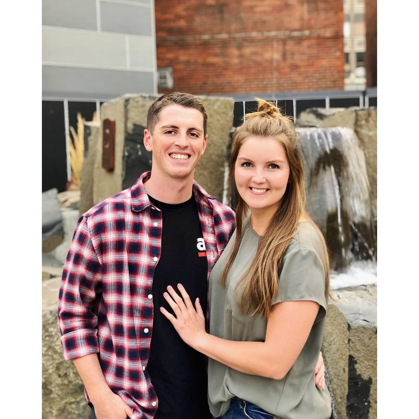 We used this photo to publicly announce our relationship