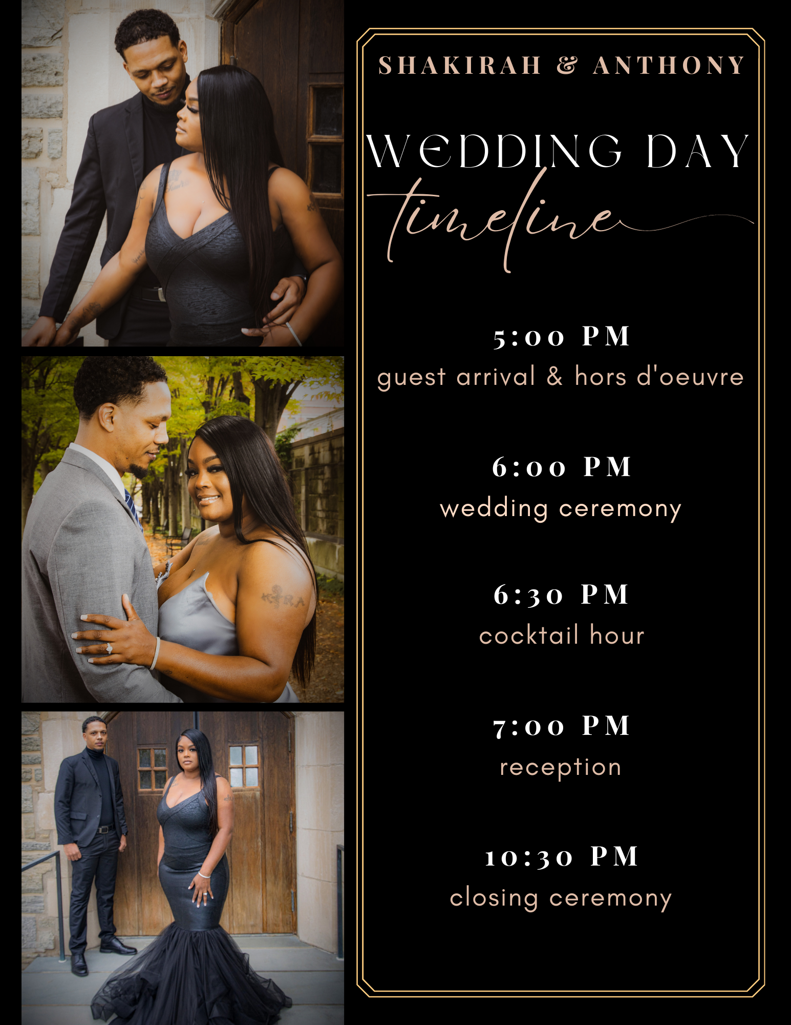 The Wedding Website of Anthony Sims Jr. and Shakirah Williams