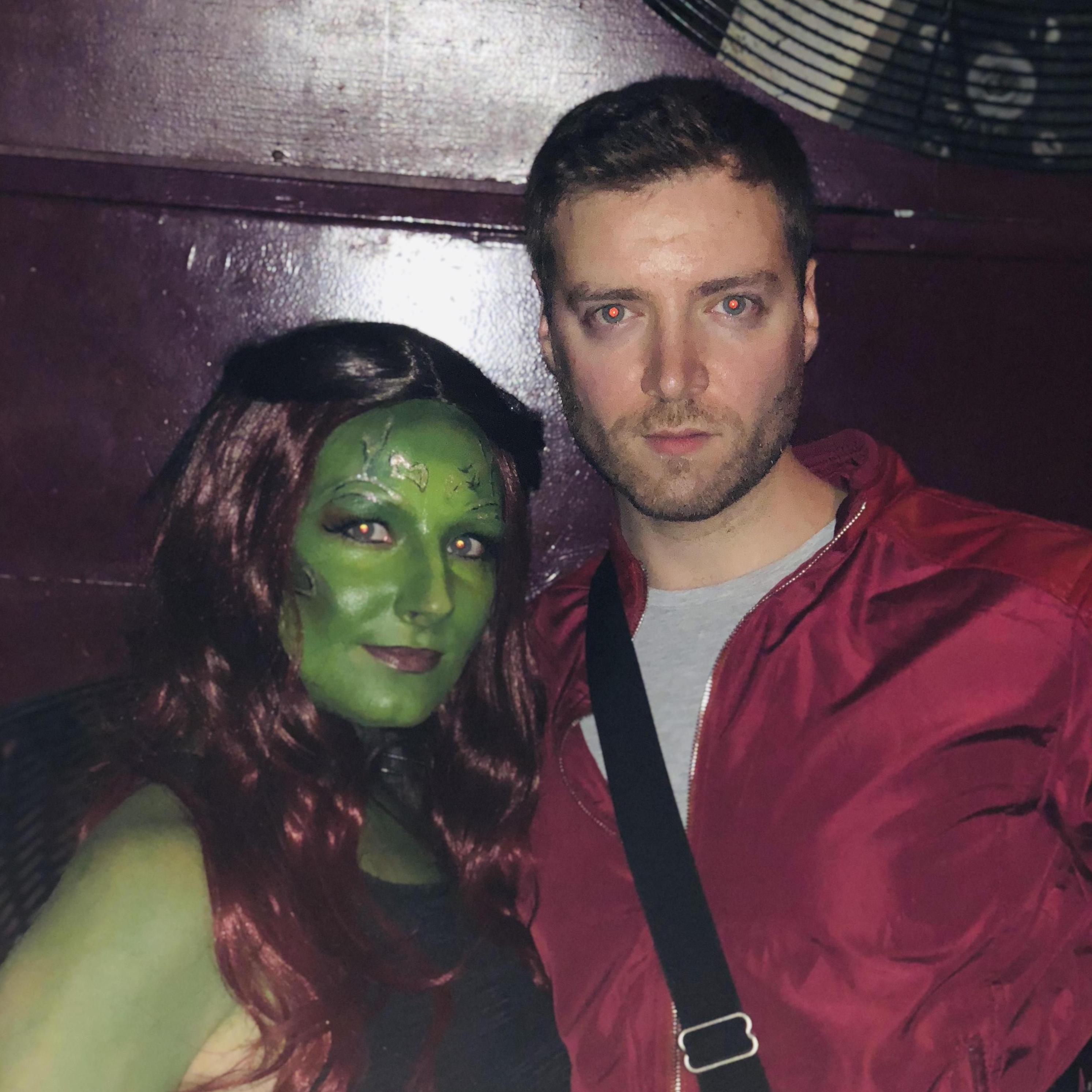 Gamora and Star-lord for Halloween, 2017
