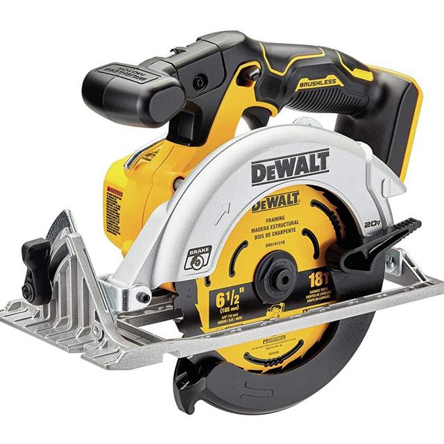 DEWALT 20V MAX Circular Saw, 6-1/2-Inch, Cordless, Tool Only (DCS565B)