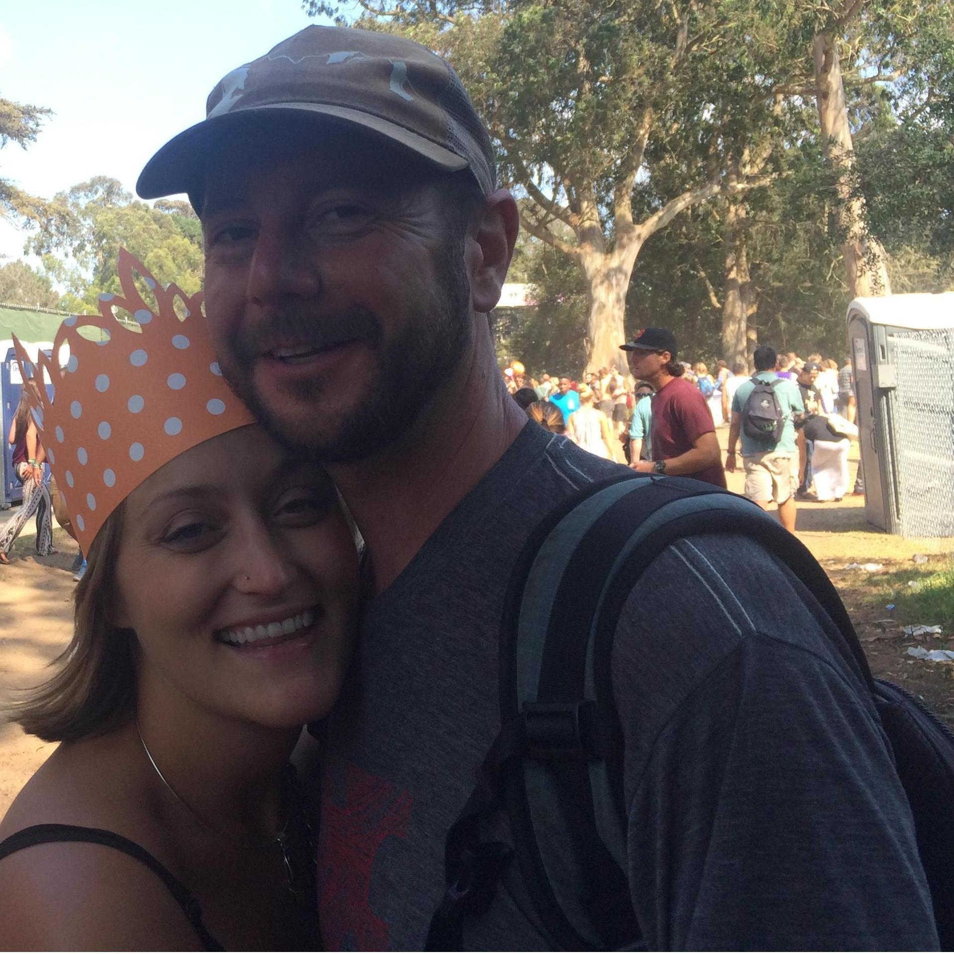 Katie's 30th birthday at Outside Lands in San Francisco.