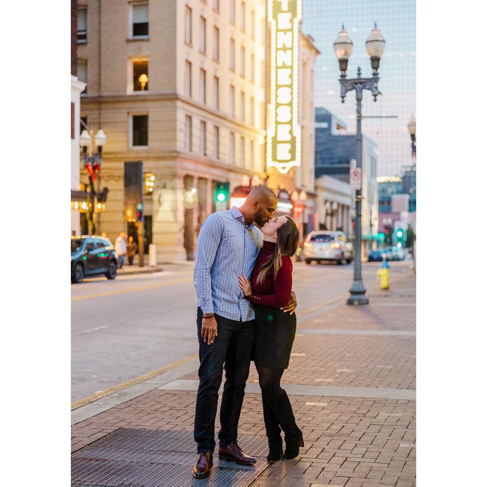The historic Tennessee Theater in downtown Knoxville, Tennessee.