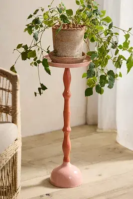 Spindle Aluminum Side Table