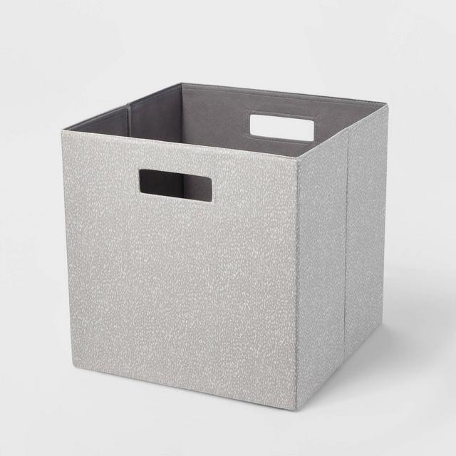 13" x 13" Fabric Bin Gray - Brightroom™