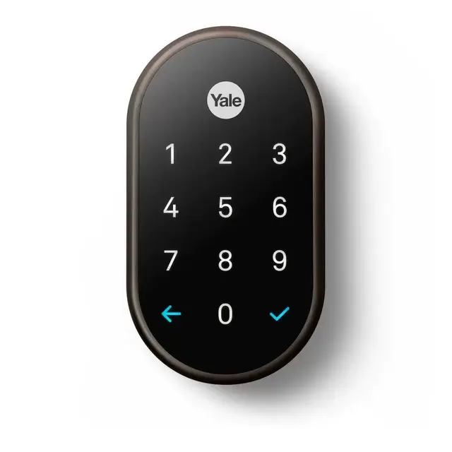 Nest x Yale Lock - Smart Deadbolt Lock with Nest Connect - Oil Rubbed Bronze