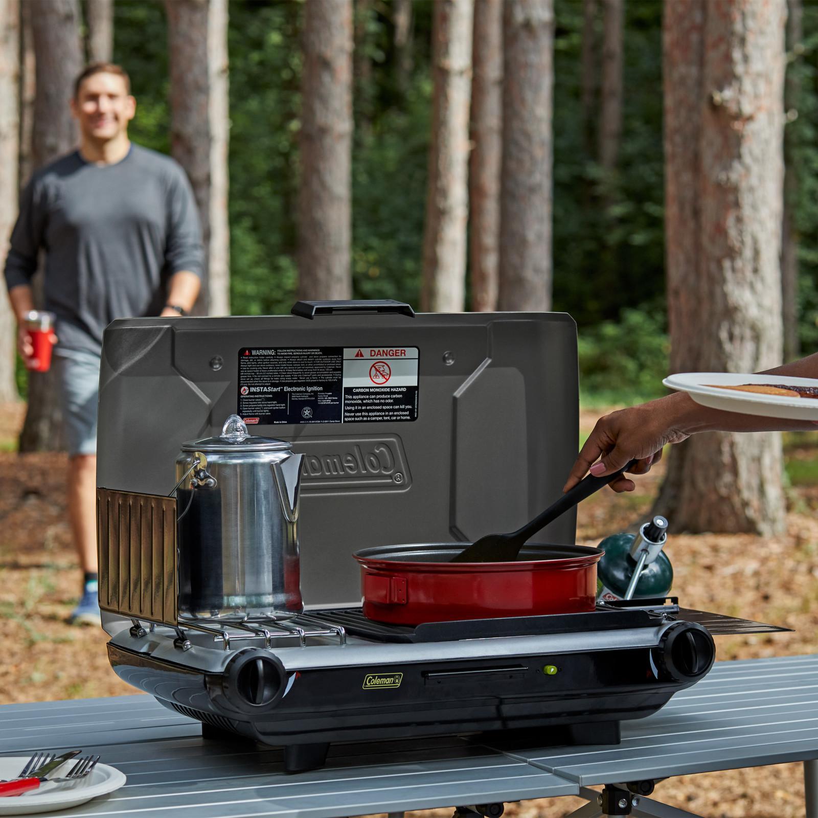 Coleman, Tabletop Propane 2-in-1 Grill/Stove | Zola