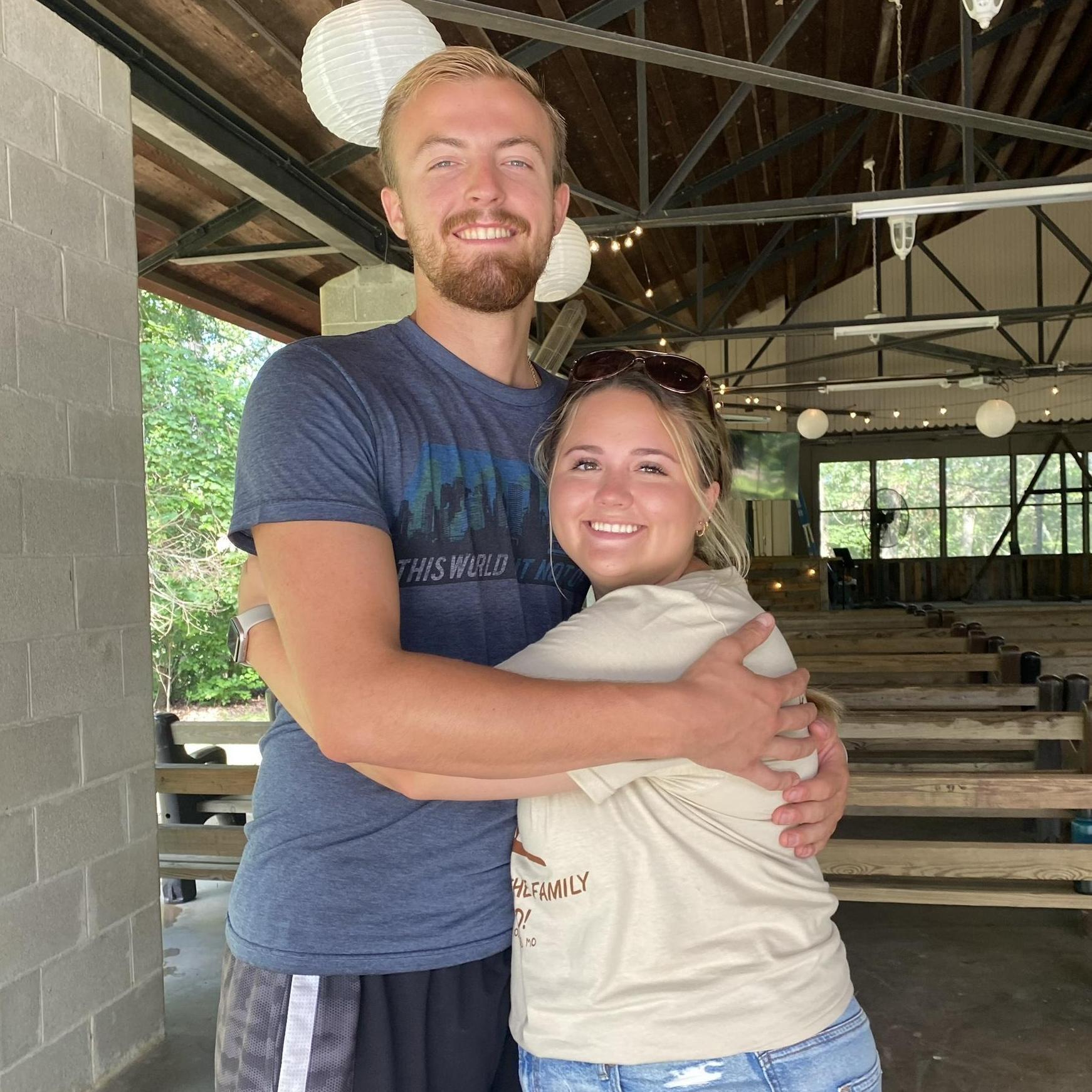 2nd time leading worship together for JH camp! Brayden plays guitar/sings and Sydney sings/ attempts to play keyboard