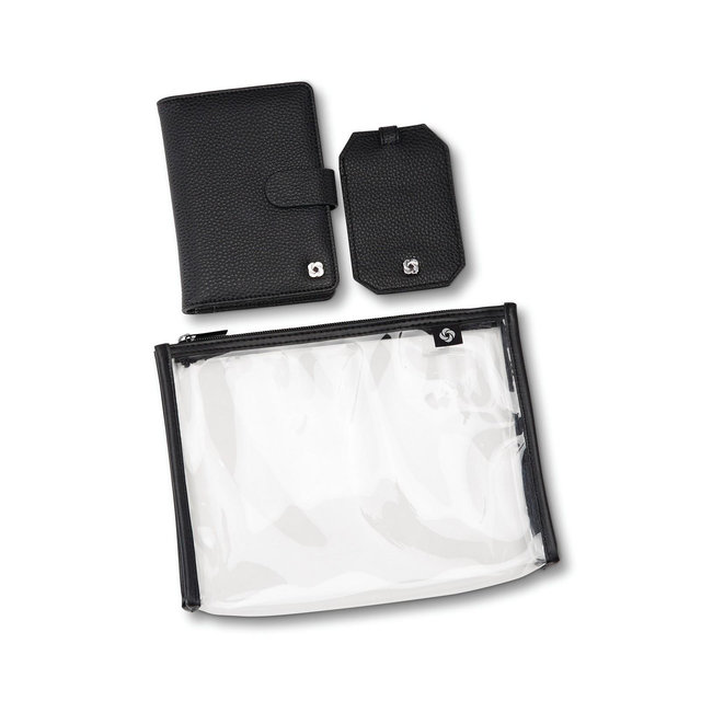 Samsonite 3 Piece Passport Cover, Luggage Tag Set