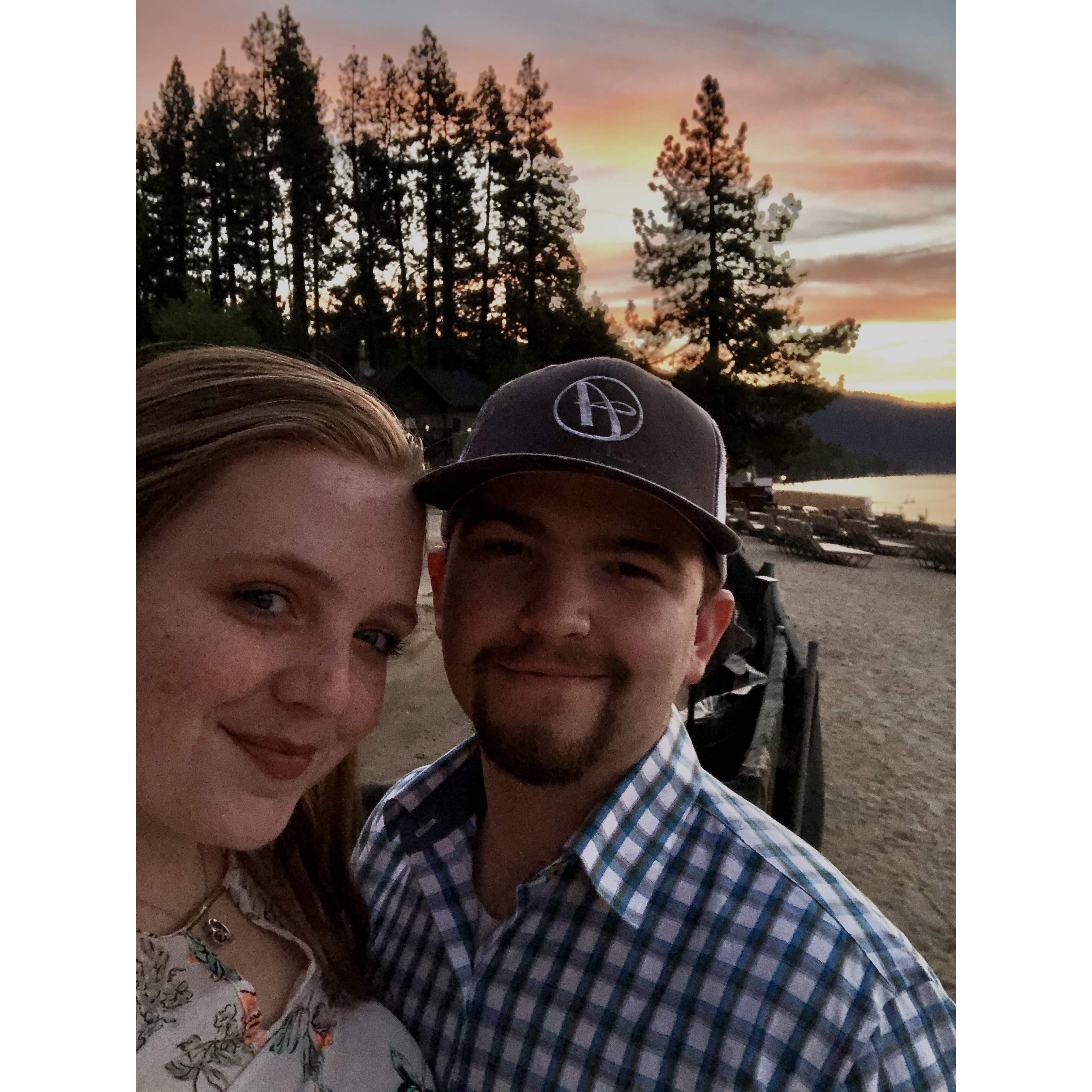Our first trip together to Lake Tahoe